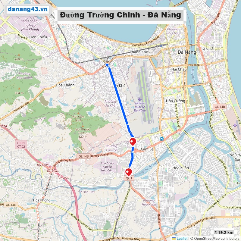 Đường Trường Chinh Đà Nẵng