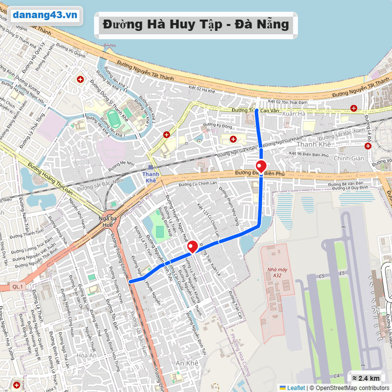 Đường Hà Huy Tập Đà Nẵng