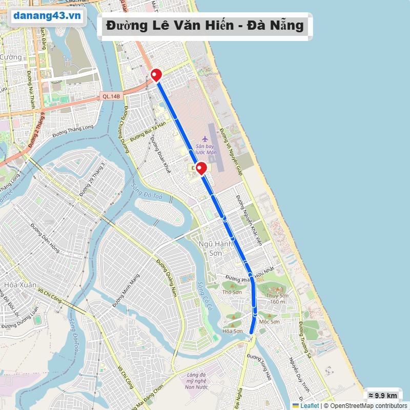 Đường Lê Văn Hiến Đà Nẵng