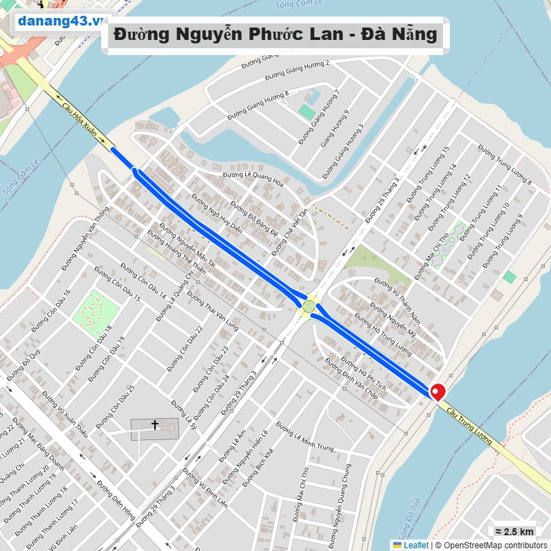 Đường Nguyễn Phước Lan Đà Nẵng