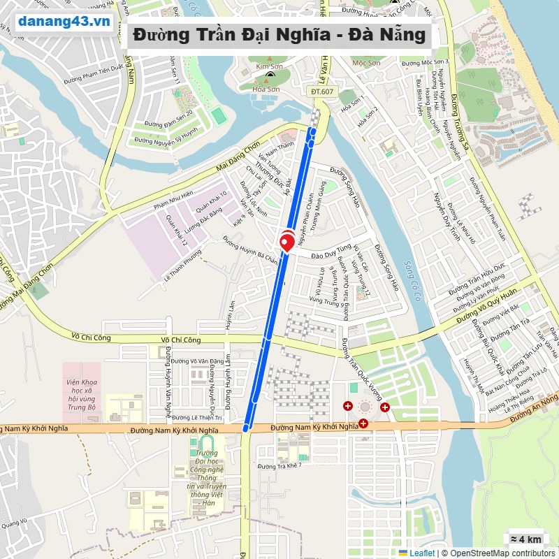 Đường Trần Đại Nghĩa Đà Nẵng